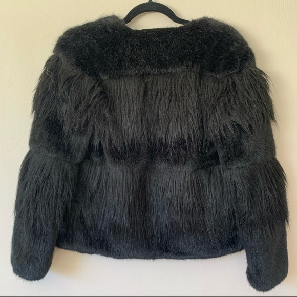 ZARA feux fur coat - Picture 3 of 4